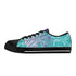Axikronz 8T7 Canvas Low Top – Turquoise Mix Script | Hip - Hop Streetwear Shoes - Stykonz Graffiti Streetwear